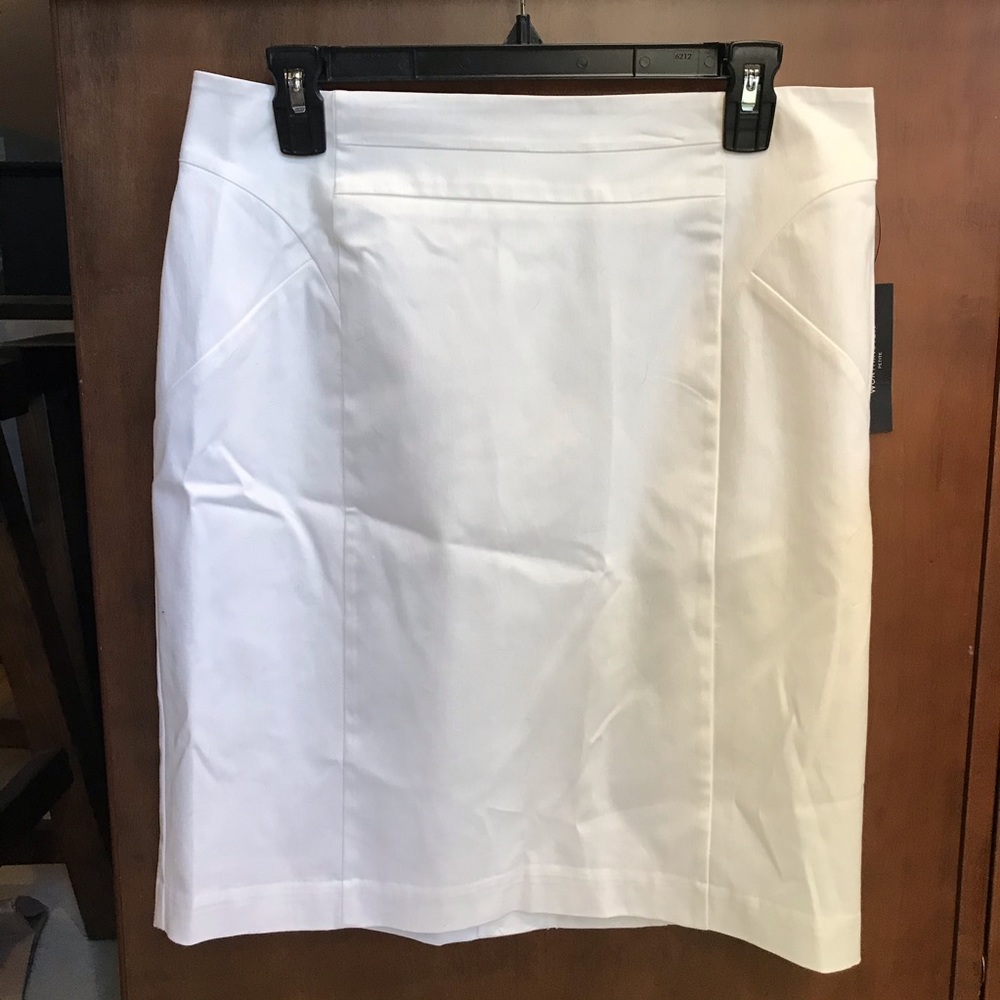 NWT white pencil skirt